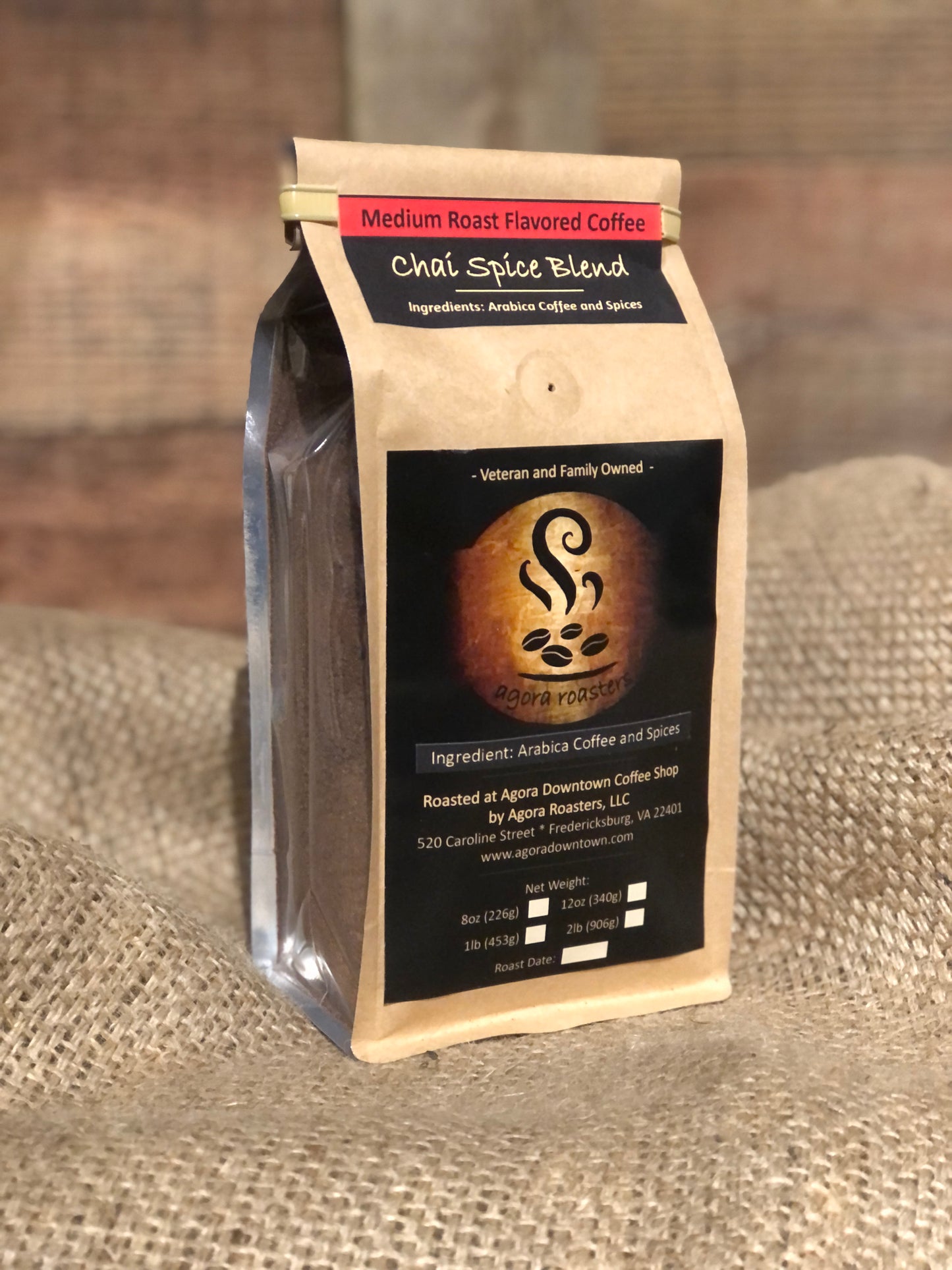 Chai Spice Coffee, Medium Roast (ground)