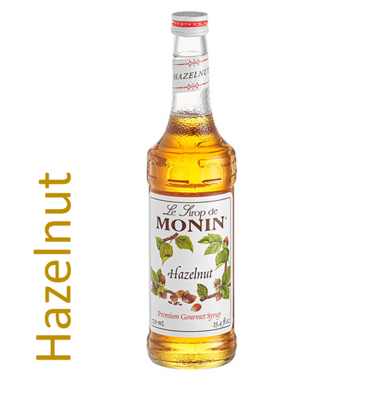 Monin Premium Hazelnut Syrup - 750 mL