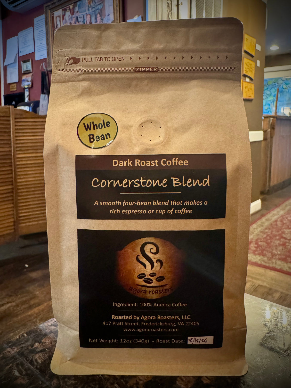 Cornerstone Espresso Blend, Dark Roast