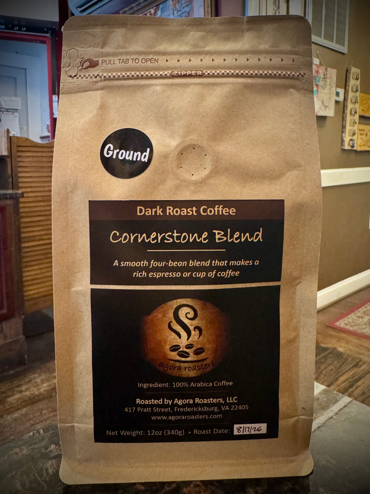 Cornerstone Espresso Blend, Dark Roast