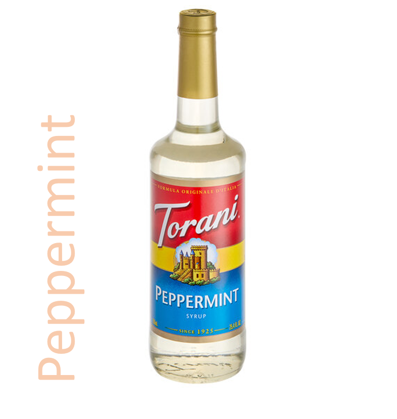 Torani Peppermint Syrup 750 mL Agora Roasters